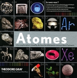 Front cover_Atomes : une exploration visuelle de tous les éléments connus dans l'univers