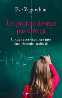 Front cover_Un prof ne devrait pas dire ça