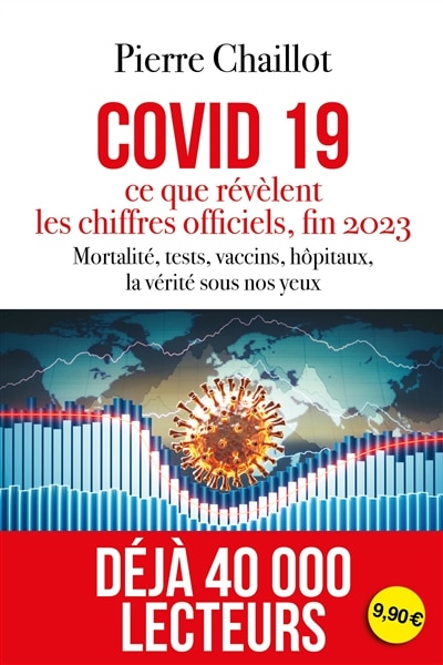 Front cover_Covid 19, ce que révèlent les chiffres officiels, fin 2023 : mortalité, tests, vaccins, hôpitaux, la vérité sous nos yeux