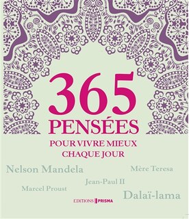 Front cover_365 pensées pour vivre mieux chaque jour
