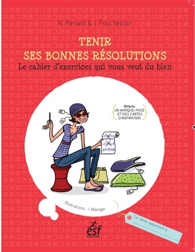 Front cover_Tenir ses bonnes résolutions : le cahier d'exercices qui vous veut du bien