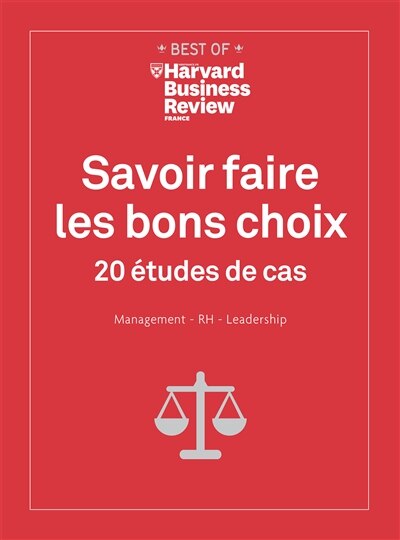 Front cover_Savoir faire les bons choix