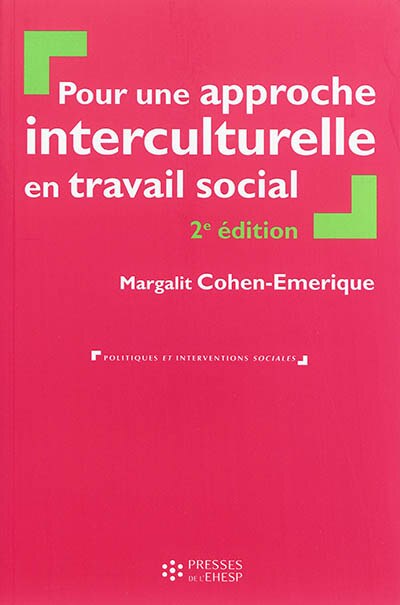 Couverture_Pour une approche interculturelle en travail social : théories et pratiques