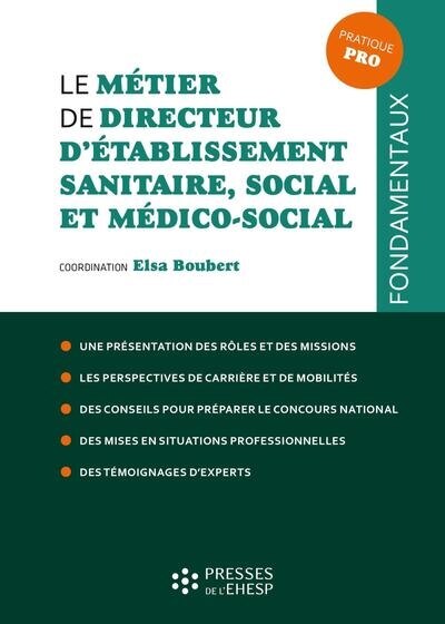 Front cover_Le métier de directeur d'établissement sanitaire, social et médico-social
