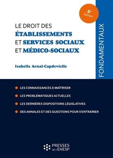 Front cover_Le droit des établissements et services sociaux et médico-sociaux