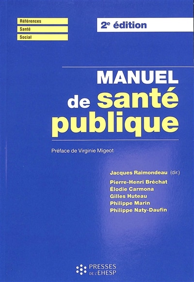 Front cover_Manuel de santé publique : connaissances, enjeux et défis
