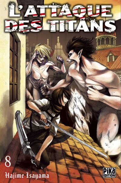 Front cover_L'attaque des titans, Vol. 8