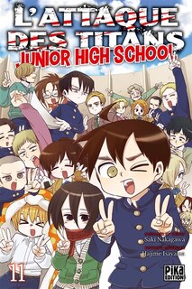 Couverture_L'attaque des titans junior high school 11