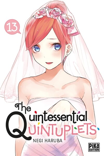 Front cover_The quintessential quintuplets, Vol. 13