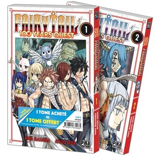 Couverture_Fairy Tail : 100 years quest : pack offre d&eacute;couverte T01 et T02