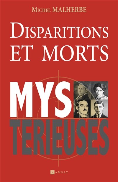 Front cover_Disparitions et morts mystérieuses