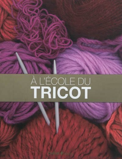 Front cover_A l'école du tricot
