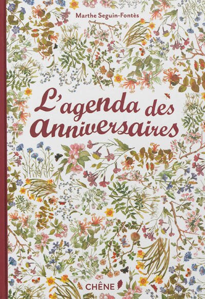 Front cover_L' agenda des anniversaires