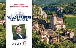 Le village préféré des Français: calendrier perpétuel 52 semaines