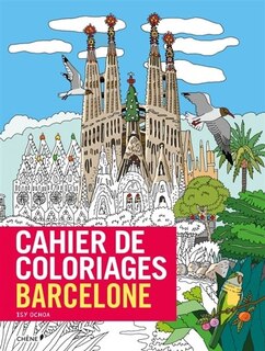 Front cover_Barcelone Cahier De Coloriages