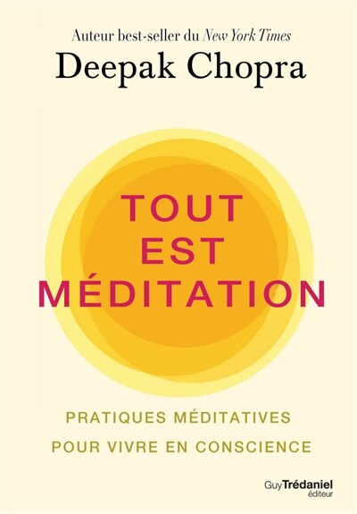 Front cover_Tout est méditation
