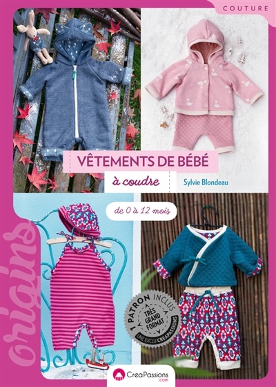 Front cover_Vêtements de bébé à coudre