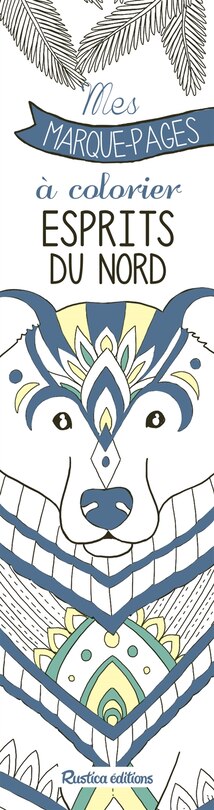 Mes marque-pages à colorier - Esprits du nord