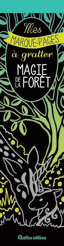 Couverture_Mes marque-pages à gratter - Magie de la forêt