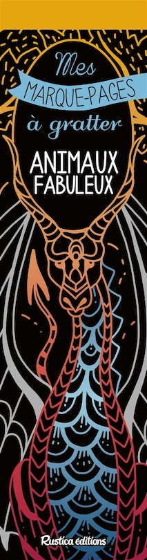 Couverture_Mes marque-pages à gratter - Animaux fabuleux