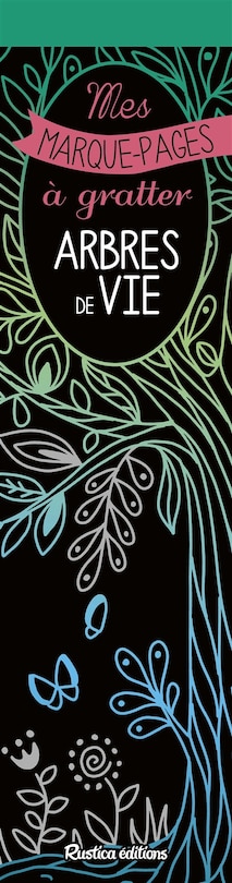 Front cover_Mes marque-pages à gratter - Arbres de vie