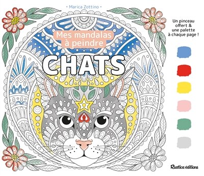 Chats: mes mandalas à peindre