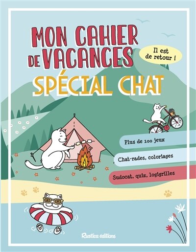 Front cover_Mon cahier de vacances spécial chat