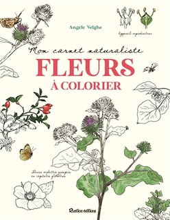 Front cover_Mon carnet naturaliste fleurs à colorier
