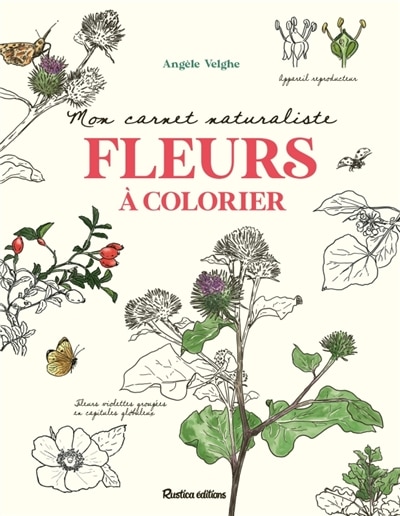 Front cover_Mon carnet naturaliste fleurs à colorier