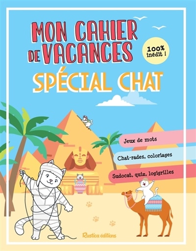 Couverture_Mon cahier de vacances spécial chat
