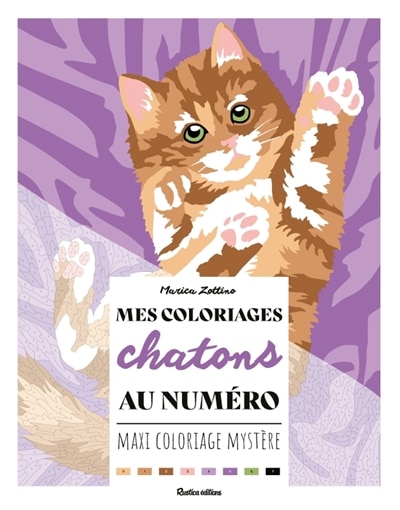 Couverture_Mes coloriages chatons au num&eacute;ro