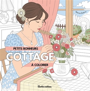Couverture_Petits bonheurs cottage &agrave; colorier