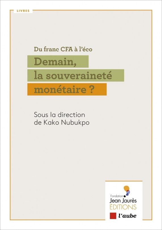Front cover_Du Franc Cfa À L'éco