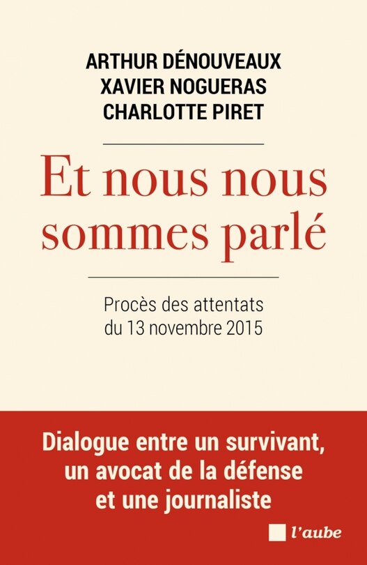 Front cover_Et nous nous sommes parlé