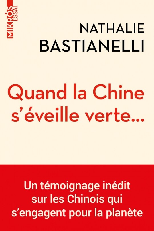 Front cover_Quand la Chine s'éveille verte...