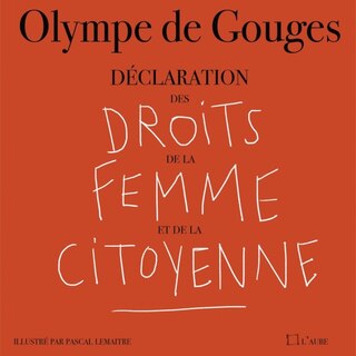 Couverture_Déclaration des droits de la femme et de la citoyenne