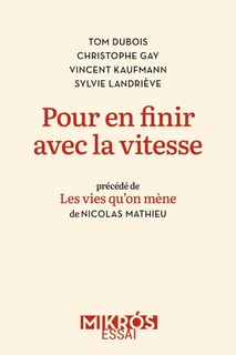 Front cover_Pour en finir avec la vitesse