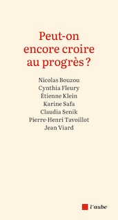 Front cover_Peut-on encore croire au progrès ?