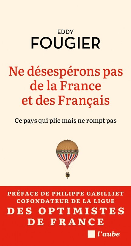 Front cover_Ne désespérons pas de la France et des Français