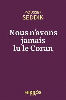 Front cover_Nous n'avons jamais lu le Coran