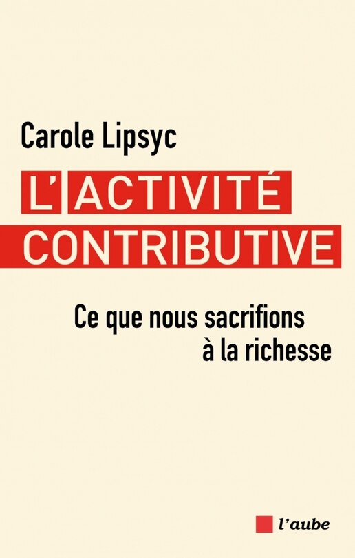 Front cover_L' activité contributive