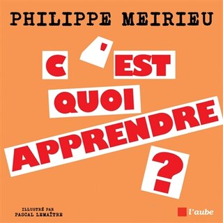 Front cover_C'est quoi apprendre ?