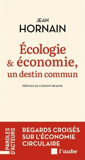 Front cover_Ecologie & &eacute;conomie