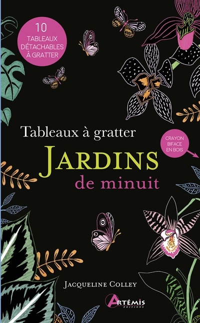 Jardins de minuit: tableaux à gratter