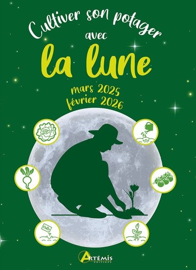 Front cover_Cultiver son potager avec la Lune : mars 2025-février 2026