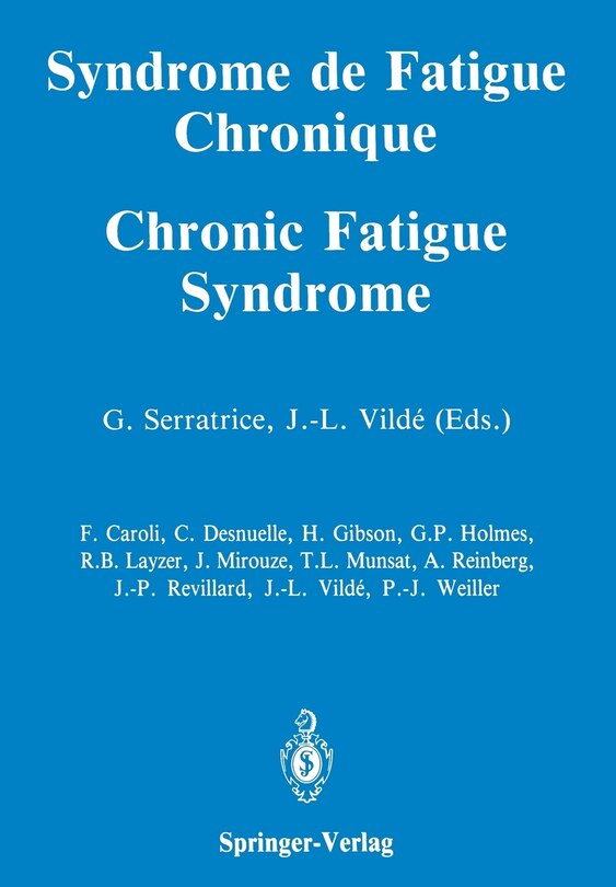 Front cover_Syndrome de Fatigue Chronique / Chronic Fatigue Syndrome