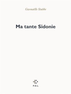 Front cover_Ma tante Sidonie