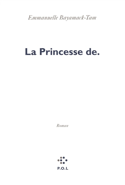 Front cover_La princesse de