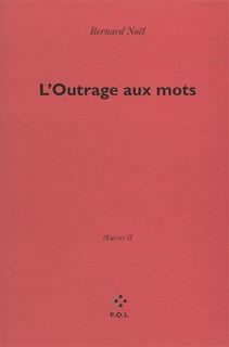 Front cover_L'outrage aux mots
