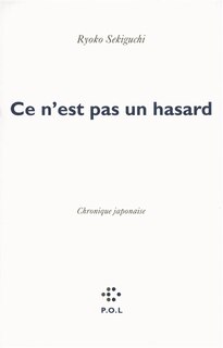 Front cover_Ce n'est pas un hasard : chronique japonaise